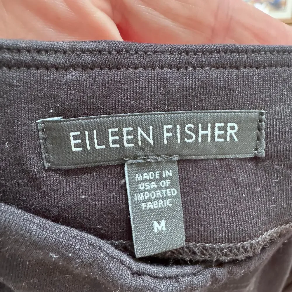 Eileen Fisher Black Medium Long Skirt